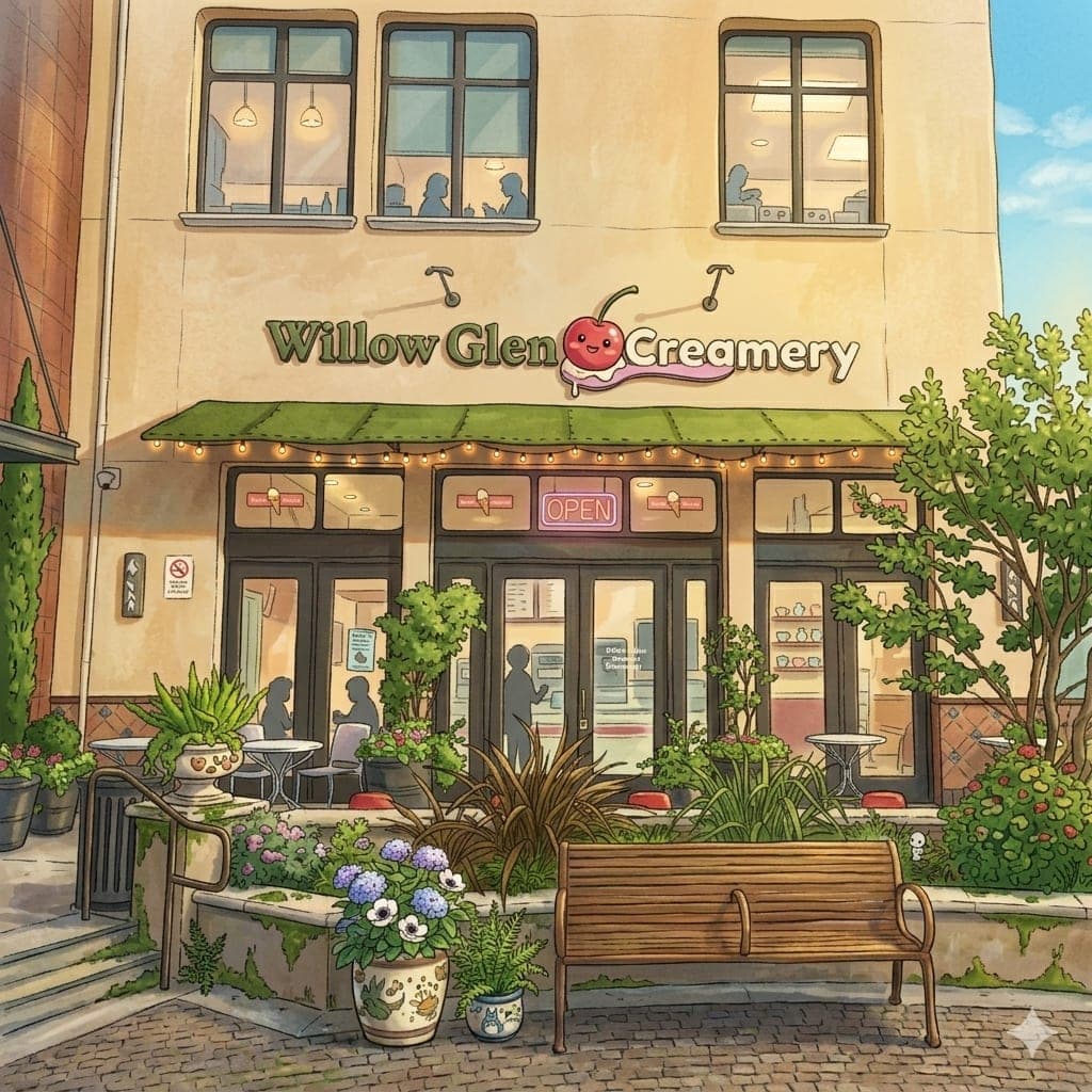 Exterior of storefront